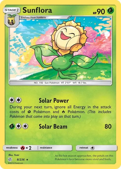 Sunflora card art