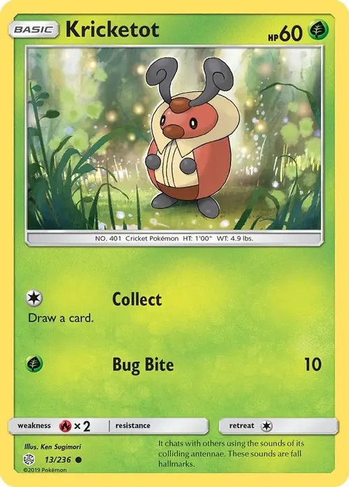 Kricketot card art