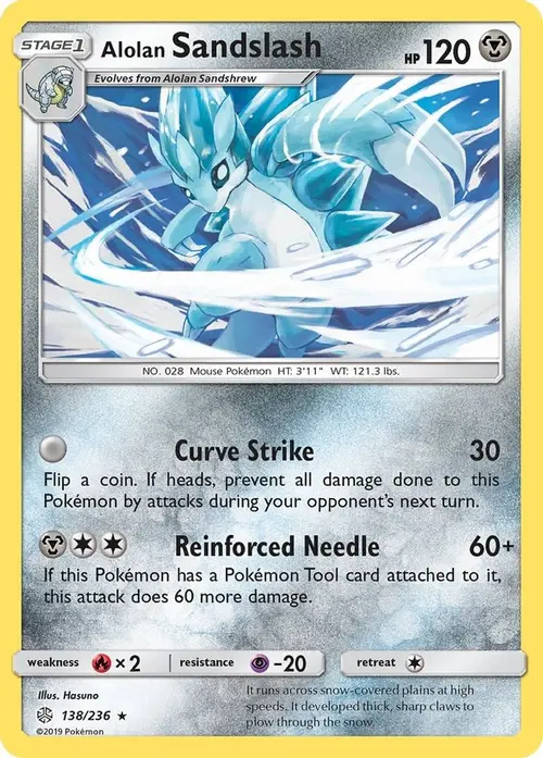 Alolan Sandslash card art