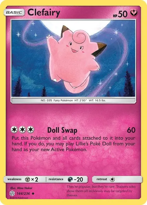 Clefairy card art