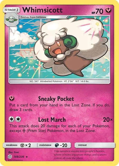 Whimsicott card art