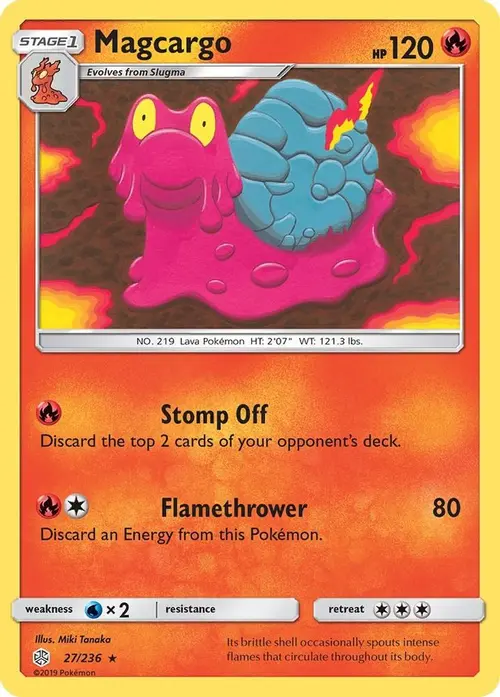 Magcargo card art