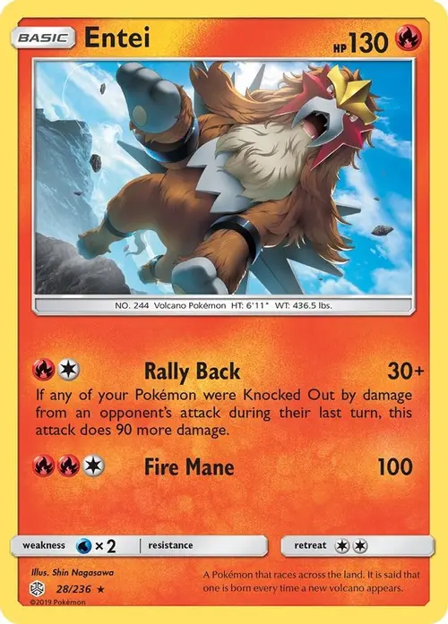 Entei card art