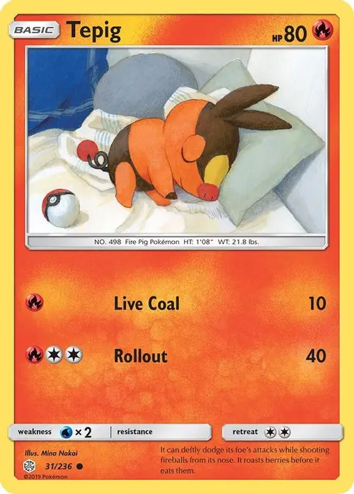 Tepig card art
