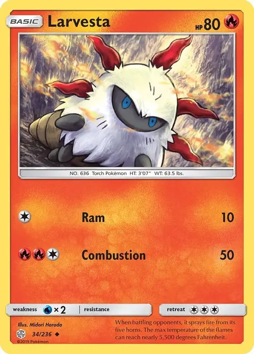 Larvesta card art