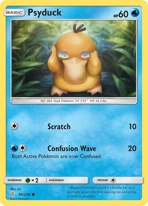 Psyduck card art