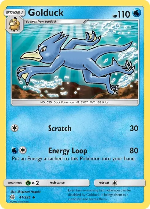 Golduck card art