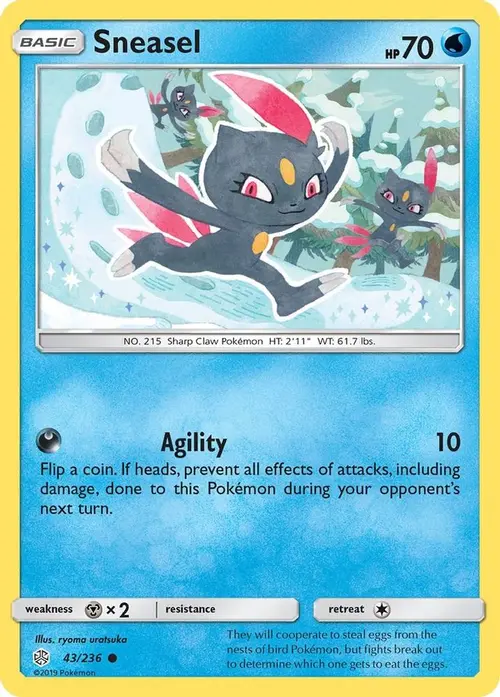 Sneasel card art