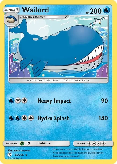 Wailord card art