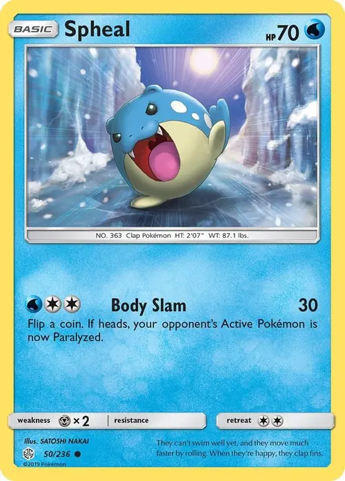 Spheal - 50/236 card art