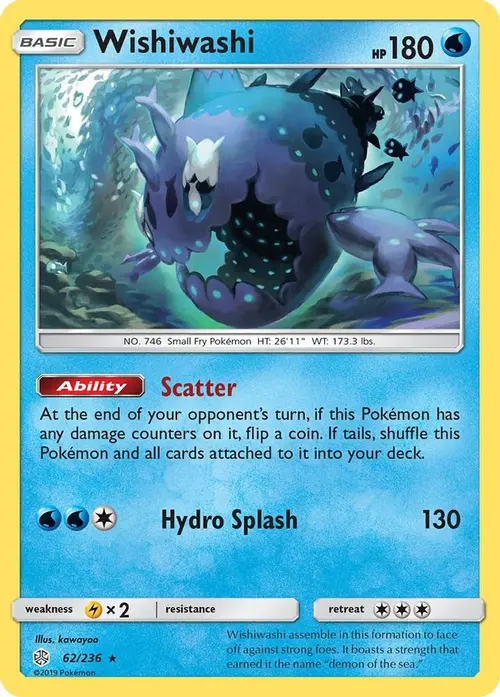 Wishiwashi card art