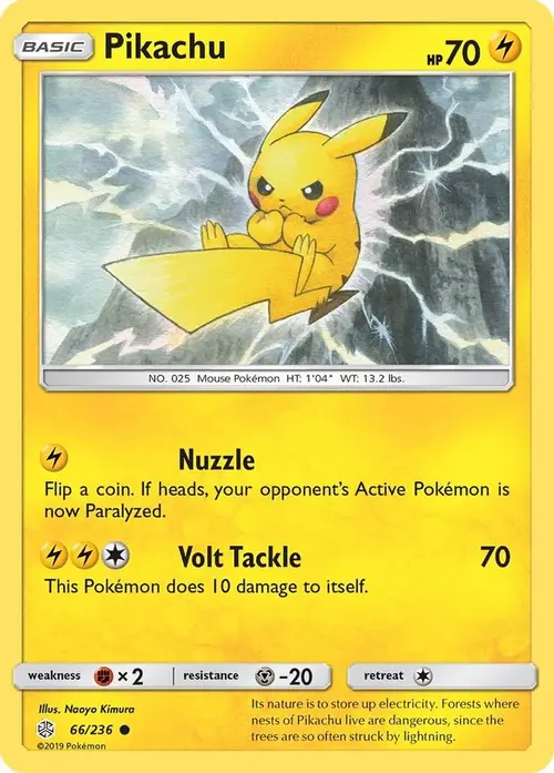 Pikachu card art