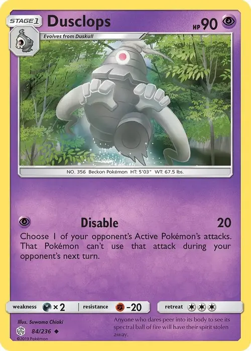 Dusclops card art