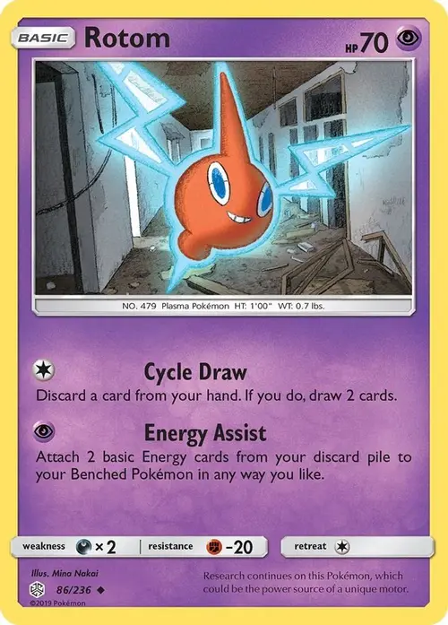Rotom card art