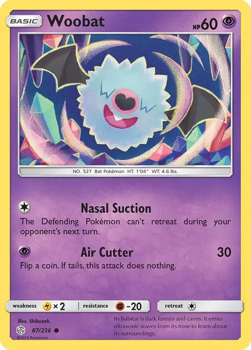 Woobat card art