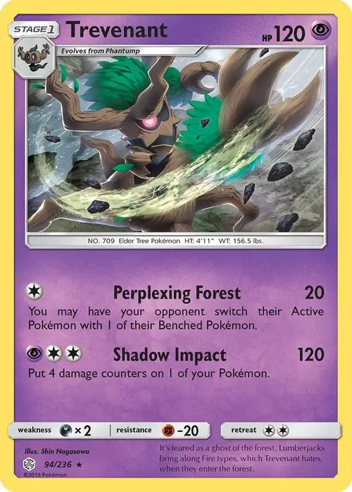 Trevenant card art