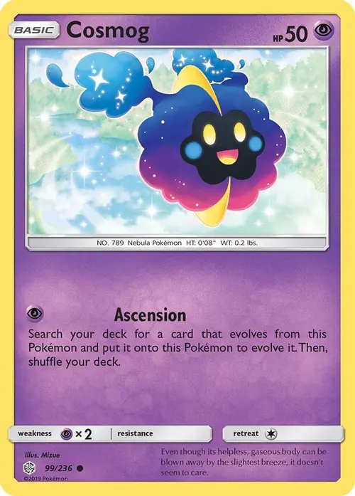 Cosmog - 99/236 card art