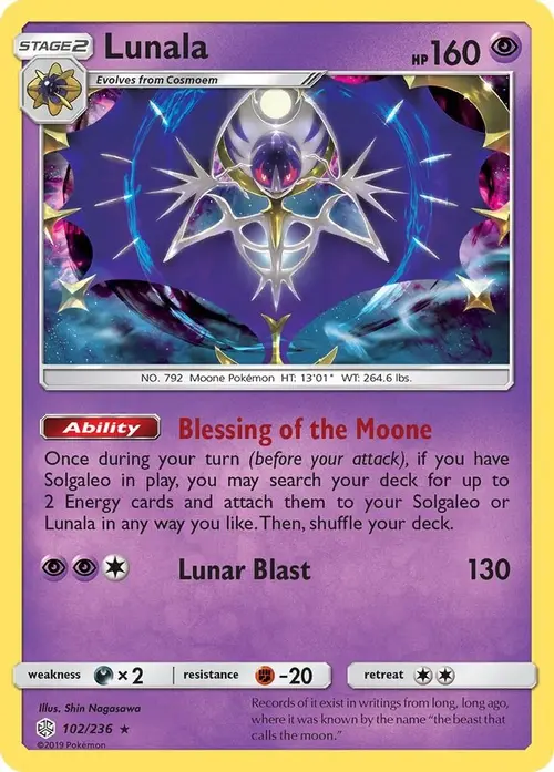 Lunala card art