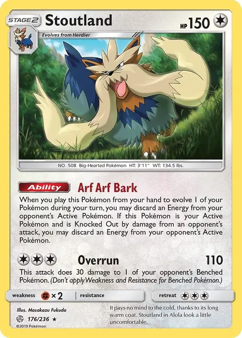 Stoutland card art