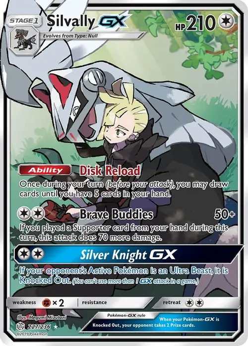 Silvally GX (Full Art) card art