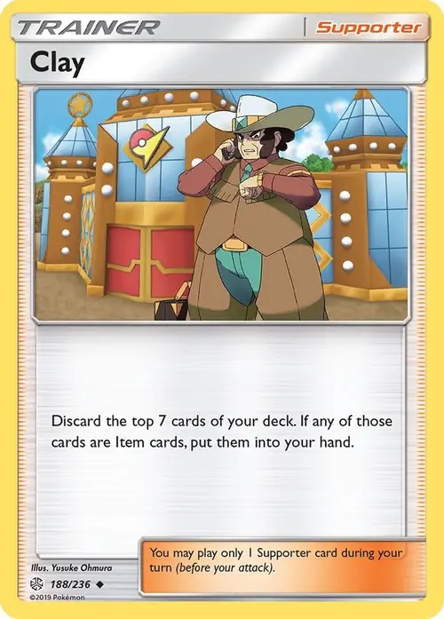 Clay card art