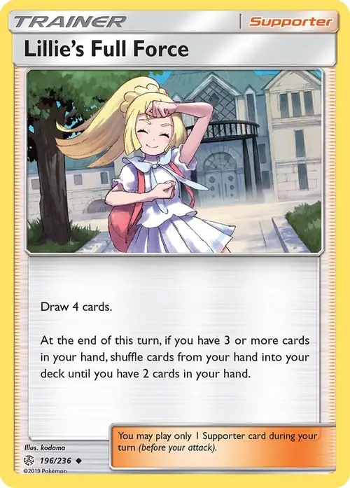 Lillie's Full Force card art