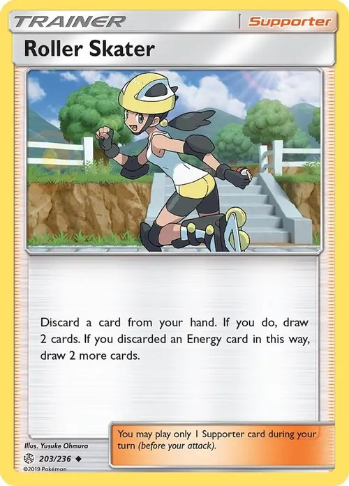 Roller Skater card art