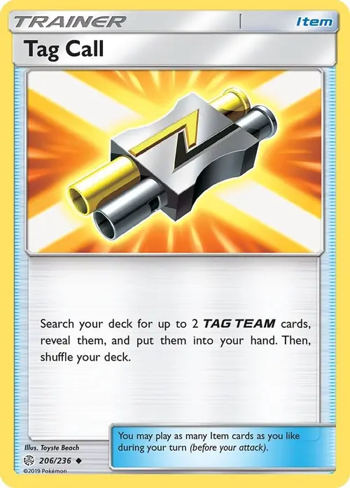 Tag Call card art