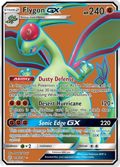 Flygon GX (Full Art) card art