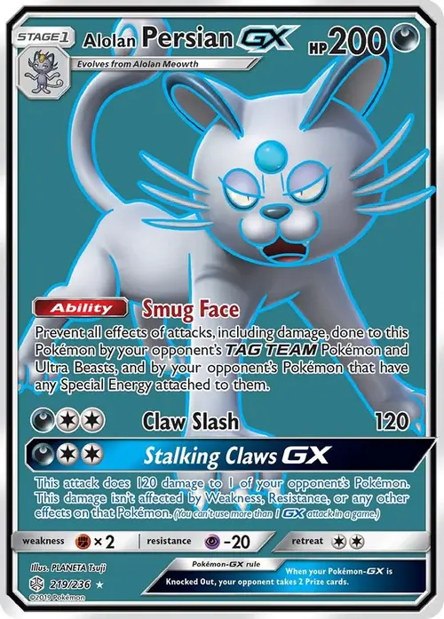 Alolan Persian GX (Full Art) card art