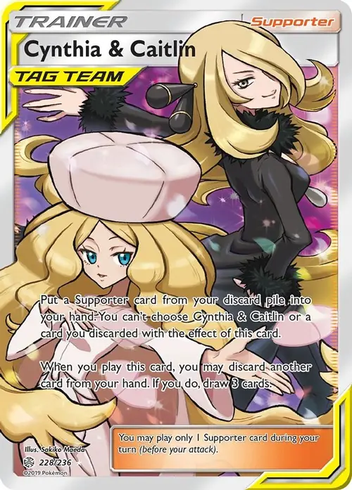 Cynthia & Caitlin (Full Art) card art