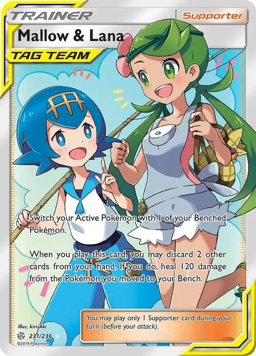 Mallow & Lana (Full Art) card art