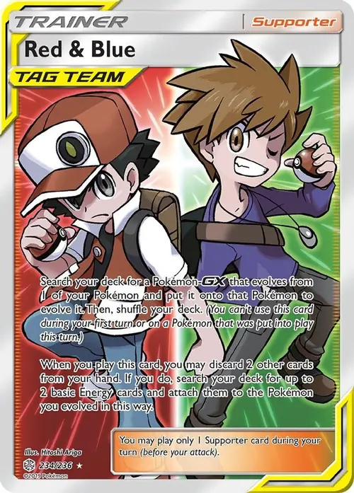 Red & Blue (Full Art) card art