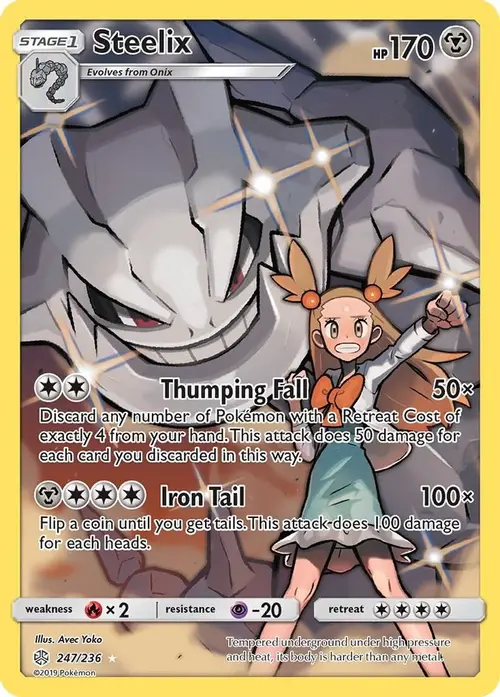 Steelix (Secret) card art