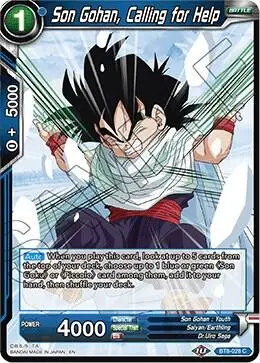 Son Gohan, Calling for Help card art