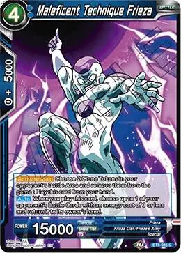 Maleficent Technique Frieza card art