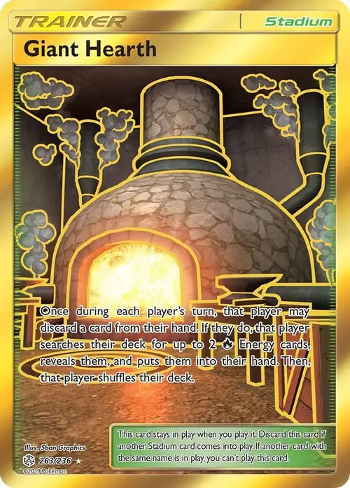 Giant Hearth (Secret) card art