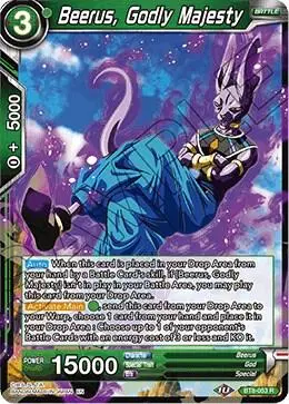 Beerus, Godly Majesty card art