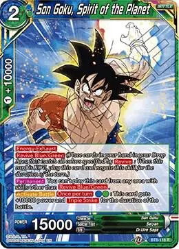 Son Goku, Spirit of the Planet card art