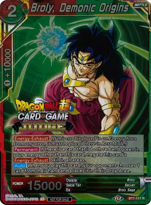 Broly, Demonic Origins card art