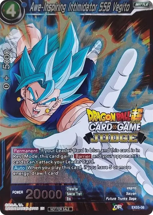 Awe-Inspiring Intimidator SSB Vegito card art