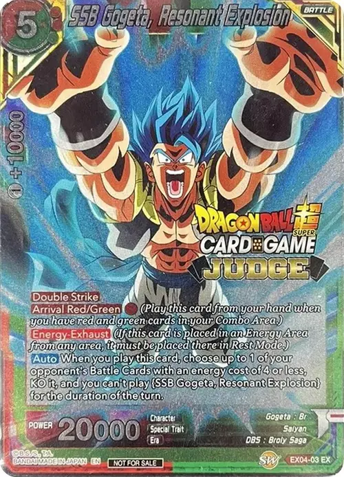 SSB Gogeta, Resonant Explosion card art