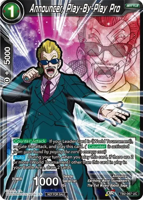 Announcer, Play-By-Play Pro (Event Pack 05) card art