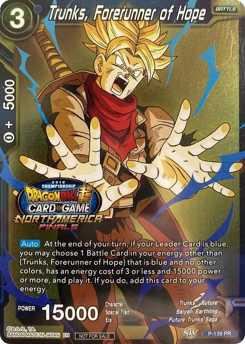 Trunks, Forerunner of Hope (Championship Final 2019) card art