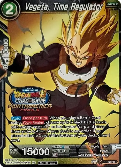 Vegeta, Time Regulator (Championship Final 2019) card art