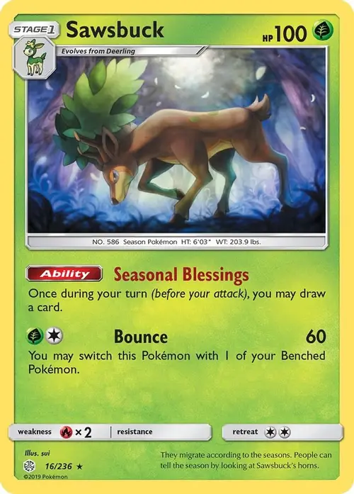 Sawsbuck card art