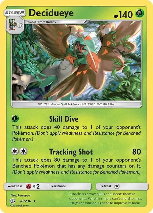Decidueye card art