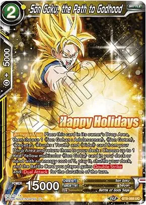 Son Goku, the Path to Godhood (Gift Box 2019) card art
