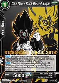 Dark Power Black Masked Saiyan (OTAKON 2019) card art