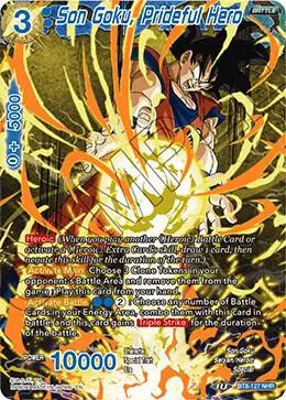 Son Goku, Prideful Hero card art